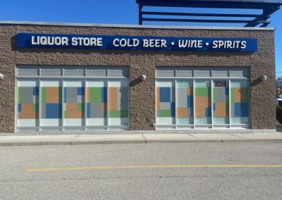 L&L Signs & Neon Ltd | Liquor Store blue sign