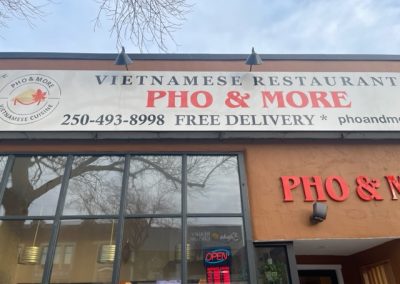 L&L Signs & Neon Ltd | Pho and More vinyl sign